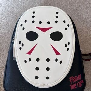 Friday the 13th Jason Hockey Mask Mini Backpack – Glows in the dark!